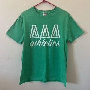 NEW Super Soft Green Tri Delta Athletics T Shirt - Size L